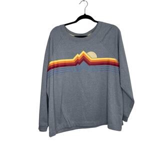 Joyspun Mountain Graphic Pull Over Sweater